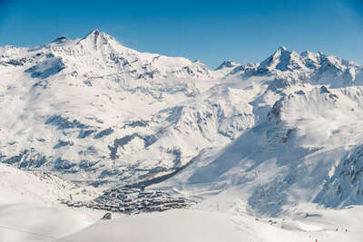 Tignes aus der Luft